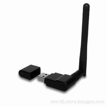 150Mbps Wireless USB Adapter, Supports 64/128-bit WEP as Well as WPA/WPA2 Encryption